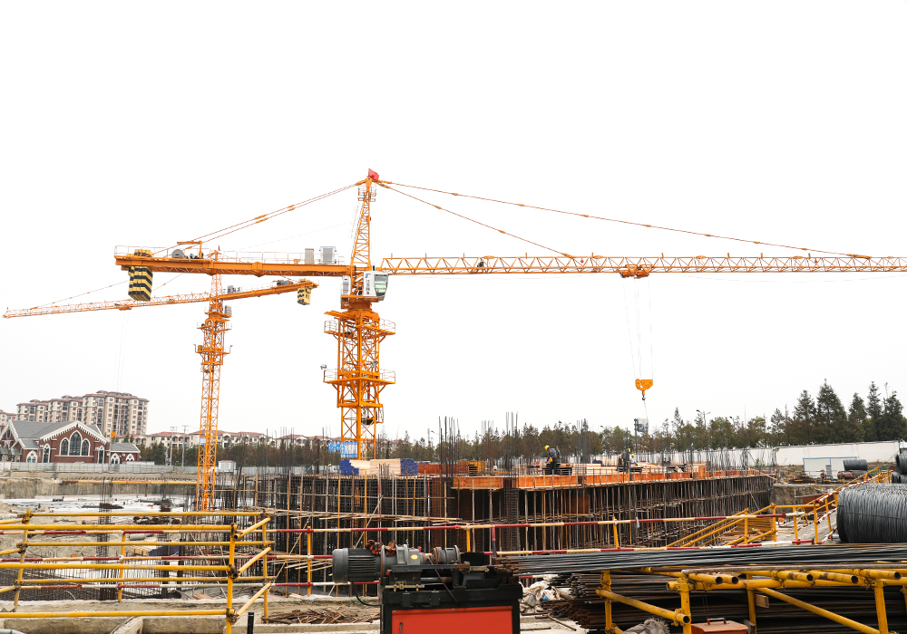 QTP63 (5610) 6ton Topkit Type Tower Crane Jib 길이 56m