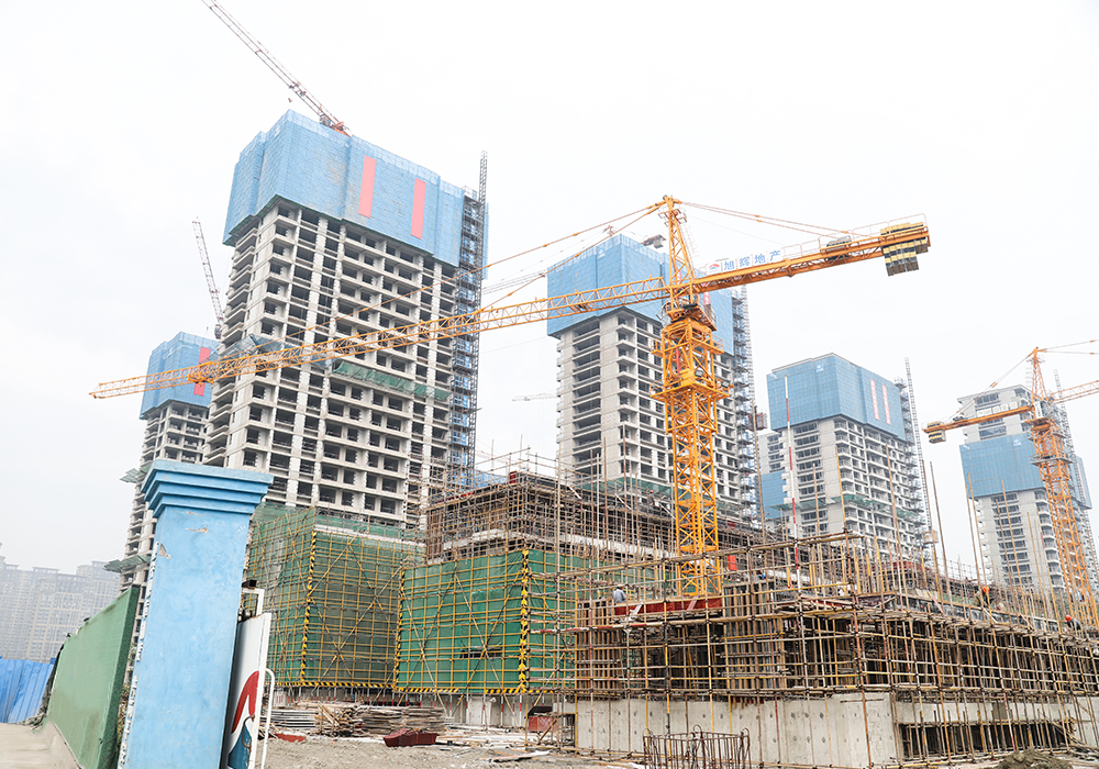 QTZ200 (6030、7020) Topkit Tower Crane 10/12t Jib 길이 60/70m